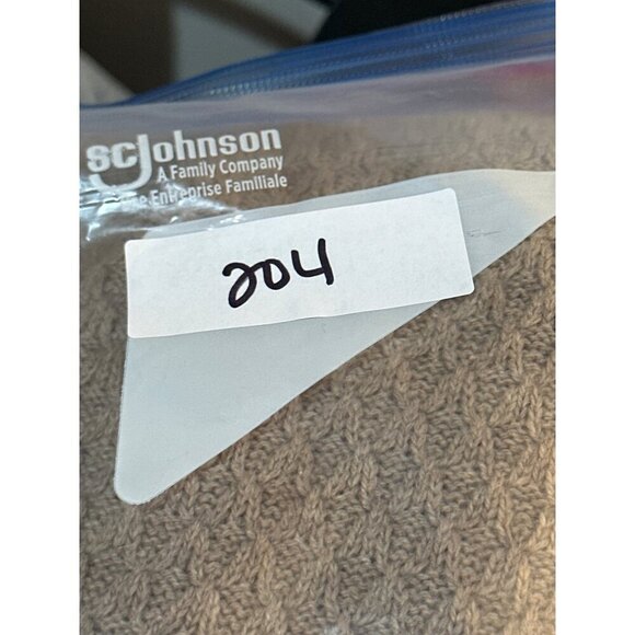 Wool Blend Soft Beige Crew Neck Sweater Womens XXS Cozy Office Neutral Minimal - Picture 9 of 9